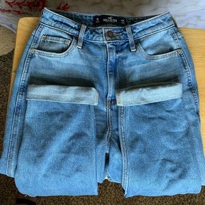 hollister mom jeans